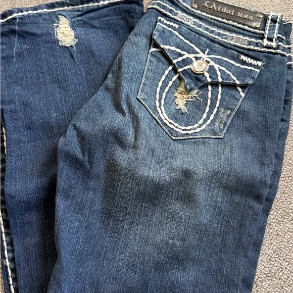 L.A. Idol Distressed Denim Skinny Jeans - Picture 4 of 5